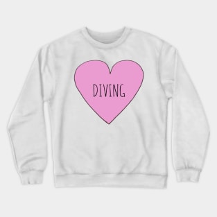 Love Diving Crewneck Sweatshirt